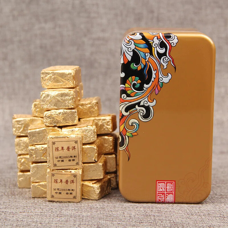 Chinese Famous Yunnan Mini Puer Tea Brick 250G/Box Fermented Pu Er Tea Gift
