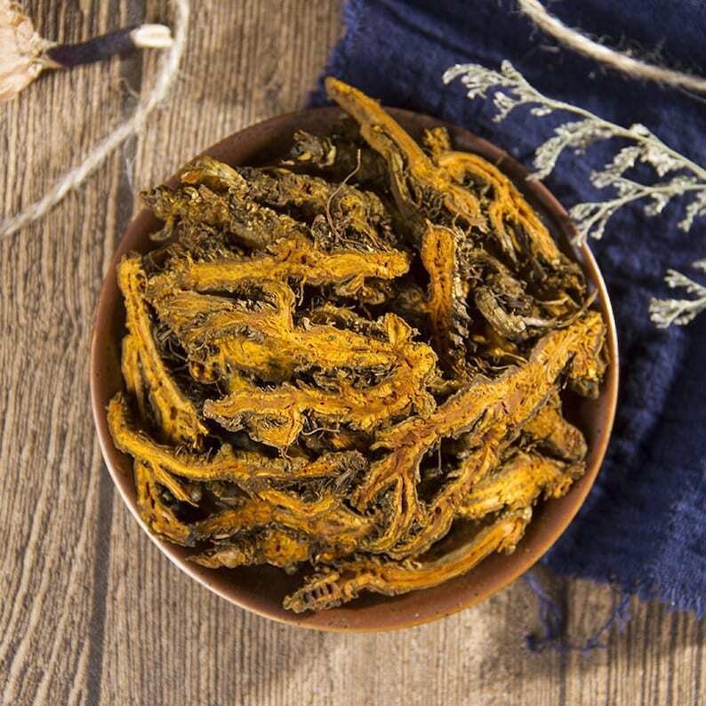 100 GR Organic Rhizoma Coptidis Goldthread Coptis Chinensis Huang Lian