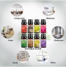 Essential Oils 100% Pure Natural Therapeutic Massage Oil 10 mL*8-piece Set