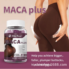 100% Pure Maca Plus Gummy HIP BUTT ENLARGEMENT  Natural Big Butt Gummies