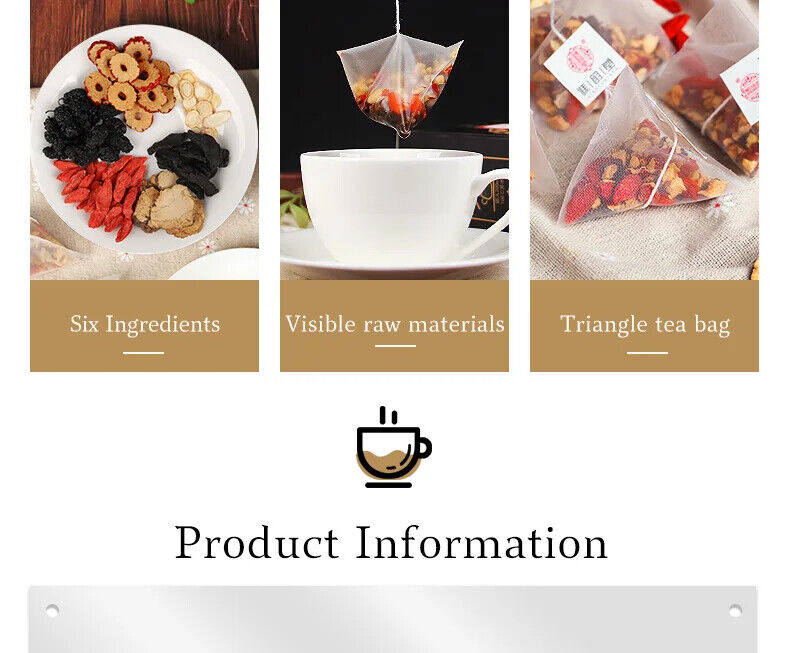 Ginseng Five Treasure Tea Healthy Herb Tea Bag 150g/30 Bags