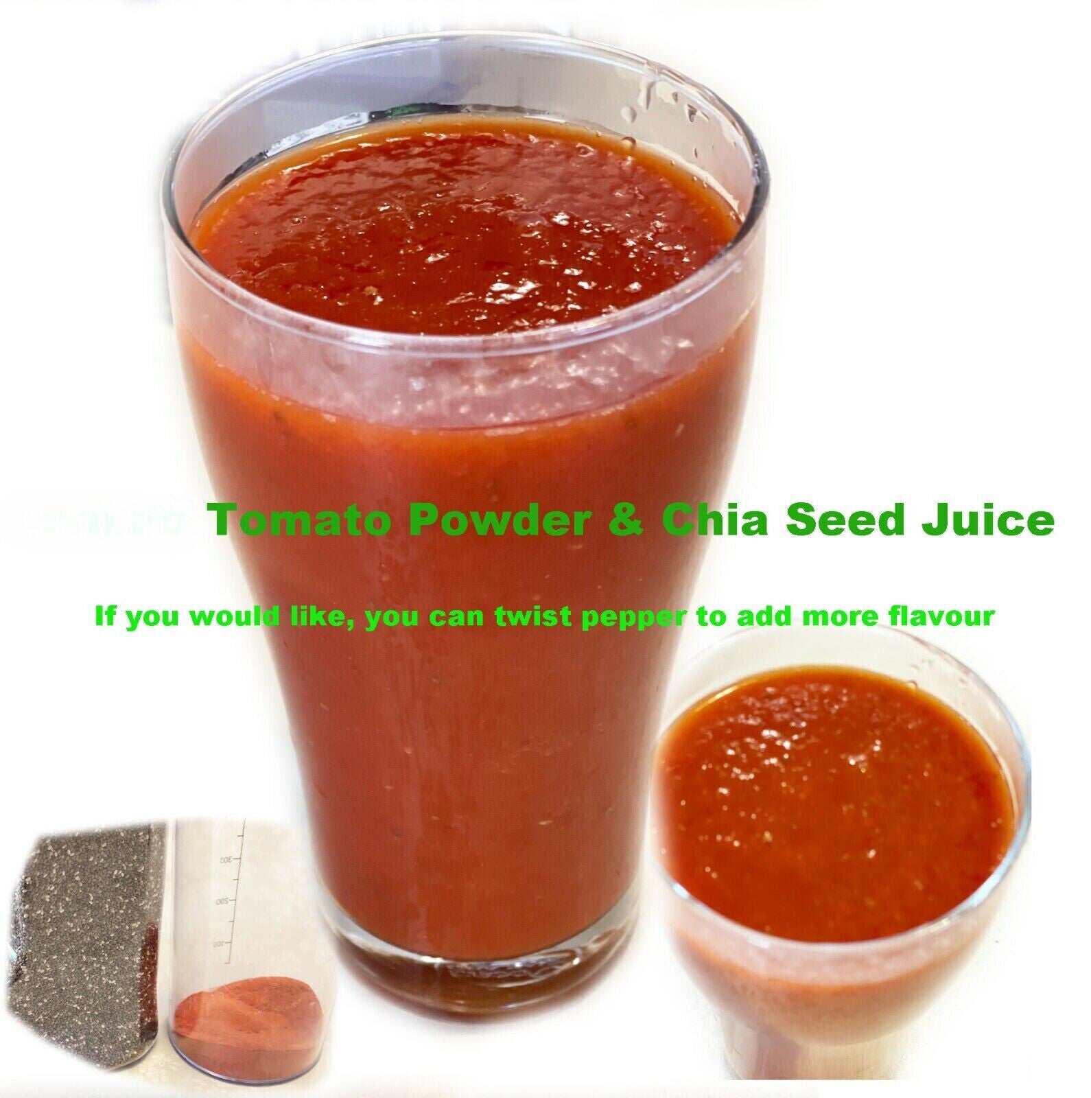 HELLOYOUNG 100% Pure Tomato Powder 10KG - Fresh Red, Tasty Flavour