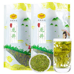 Premium Longjing Green Tea First Flush 250g Fresh & Full-Bodied Resealable Bag