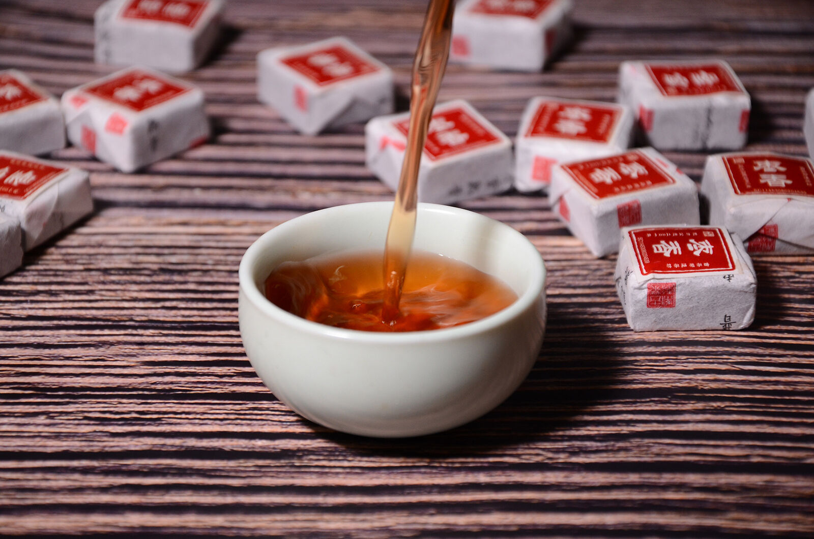 Yunnan Jindian Jujube Small Square Brick Aged Pu-erh Ripe Tea Small Tuo Tea 500g