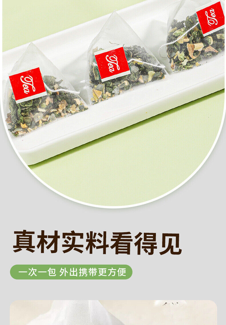Wellness Tea Mulberry Leaf Bitter Melon Winter Melon Herbal Blend Natural Bags
