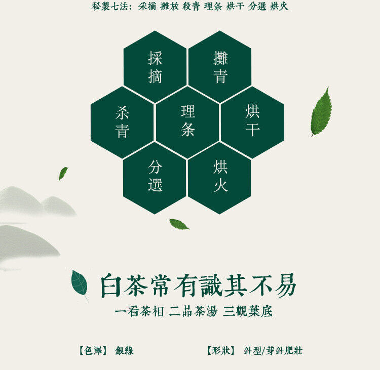 HelloYoung 250g Yunnan Pu'er Tea Leaves Jinggu Moonlight White Tea Cakes Mini Small Tuocha