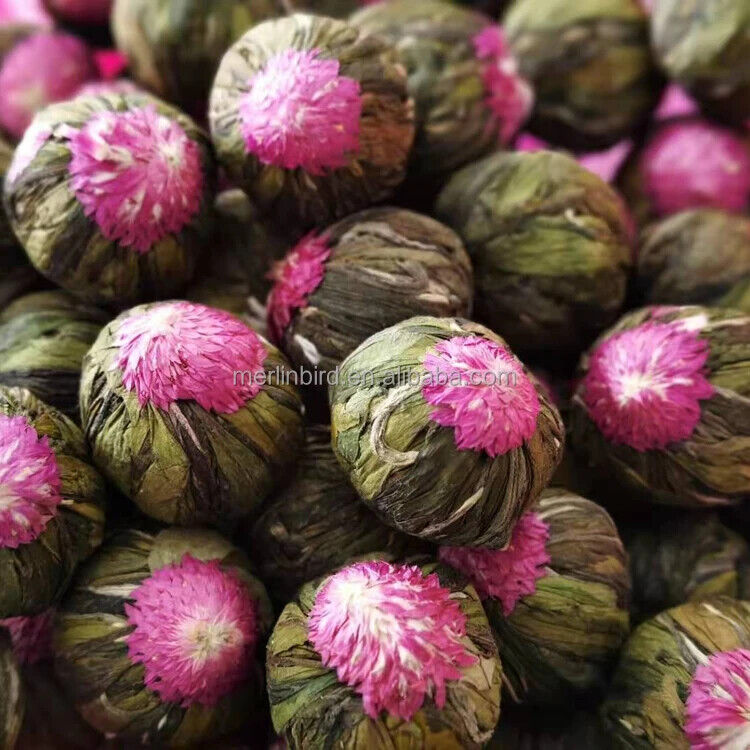 NEW Hand-made Beautiful Blooming Flower Tea Ball Dried Flowers Tea 20pcs