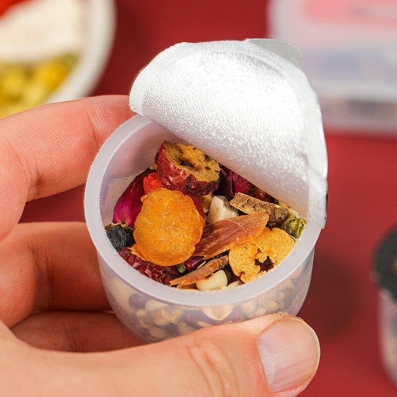 Ginseng, Gui Yuan, Red Date, Goji Berry Goddess Tea Small Tin Tea