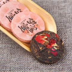 500g Dianhong Sweet Rose Xiaoyu Cake Tea Yunnan Rose Black Tea Xiaotuocha Cake