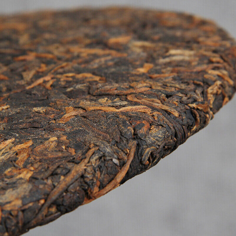 357g/12.59oz Black Tea Golden Bud Ripe Tea Premium Big Leaf Pu'er Tea Cake