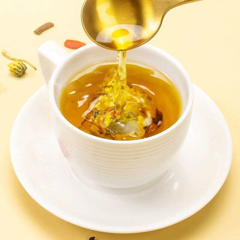 Liver Tea Formula Chrysanthemum Cassia Seed Honeysuckle Detox Health Tea Bags