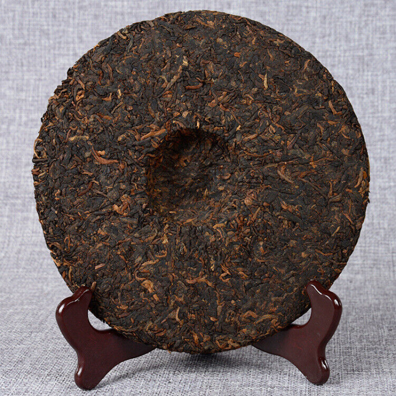 Top Black Tea Yunnan Pu-erh Tea Ancient Tree Pu-erh Ripe Cake Health Care 357g