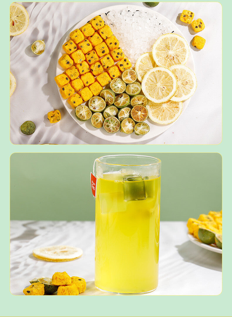 Cold Brewed Triangular Tea Bag Fruit Tea Kumquat Lemon Passion Fruit Tea