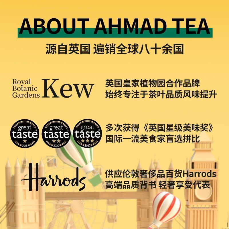 Peppermint Green Tea Refreshing Tea for Work Drowsy Awake Tea Bags 20 Bags