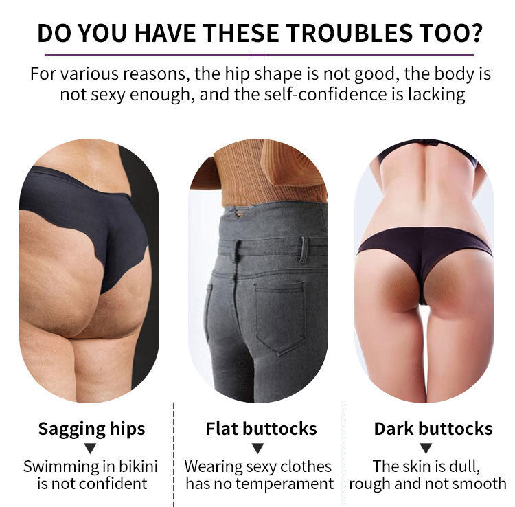 Hip Butt Enhancing Gummies - Big Butt Capsule, 60 Capsules per Bottle, Natural