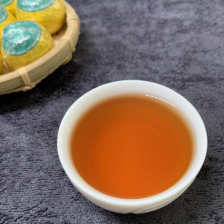 Xinhui Raw Sun-dried Small Green Citrus Bulk Puerh Tea Chen Pi Small GreenCitrus
