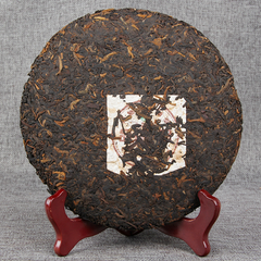 400g Pu'er Tea Factory Cloud Buds Pu'er Tea Ripe Tea Cake Tea Yunnan Qizi Cha