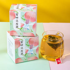 Peach Oolong Tea Cold Tea Peach Oolong Fruit Tea Triangle Bag Tea Scented Tea