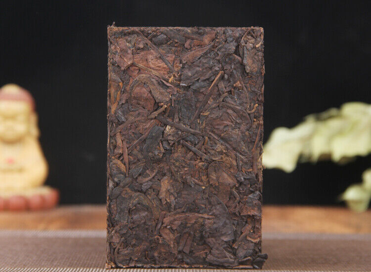 Pu'er Tea Made of Aged Raw Materials, Aged Pu'er Tea Bricks Ripe Tea Brick 200g