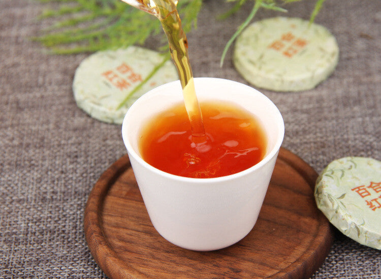 Fongqing Dianhong Premium Floral Tea Blend Yunnan Red Tea Lily Flower Tea