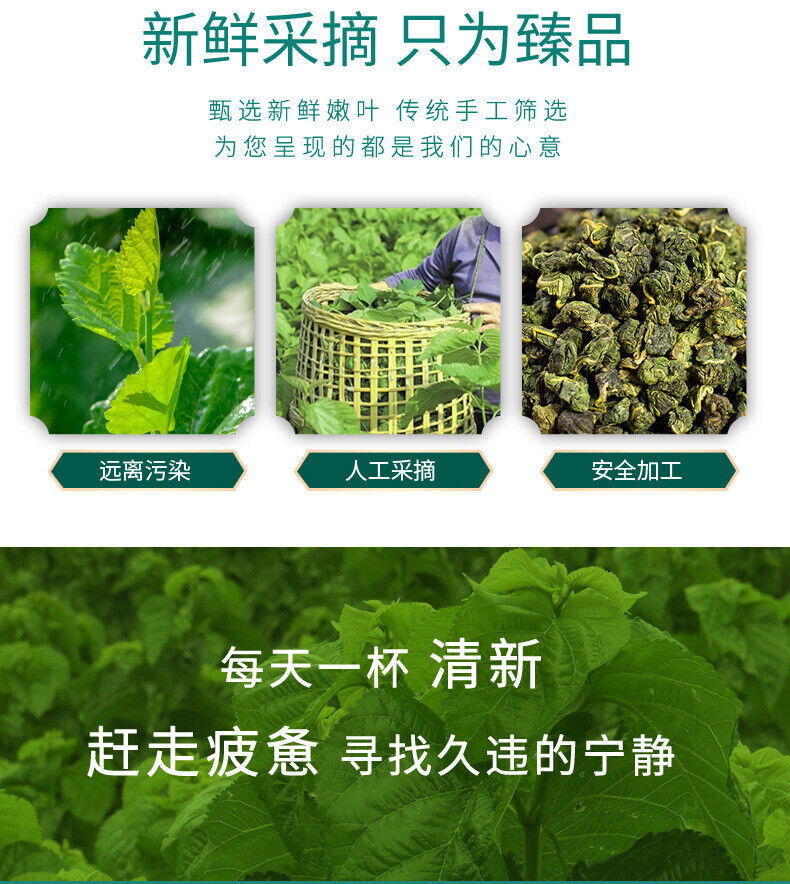 Fresh Mulberry Leaf Tea Granules: Herbal Health & Wellness Tea
