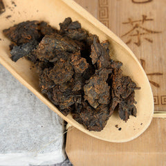Puerh Tea Old Tea Head Golden Bud Brick Tea 250g Cooked Brick 10 Years
