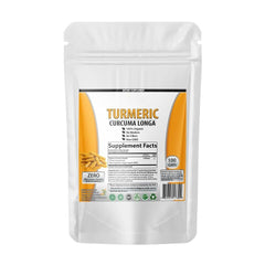 Turmeric Curcumin Curcuma Longa 100 Capsules 500mg 100% Organic