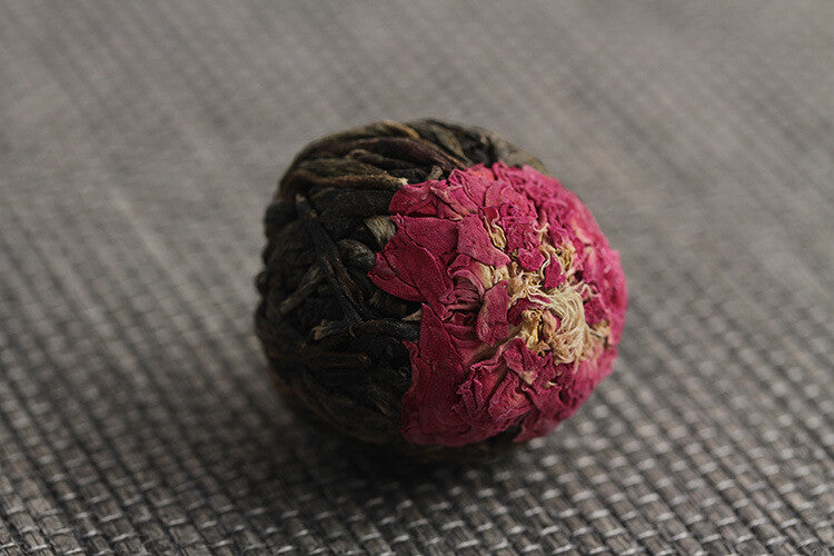 Puer Longzhu 18pcs Raw Tea Rose Jasmine Peony 6 Flavors Combination Flower Tea