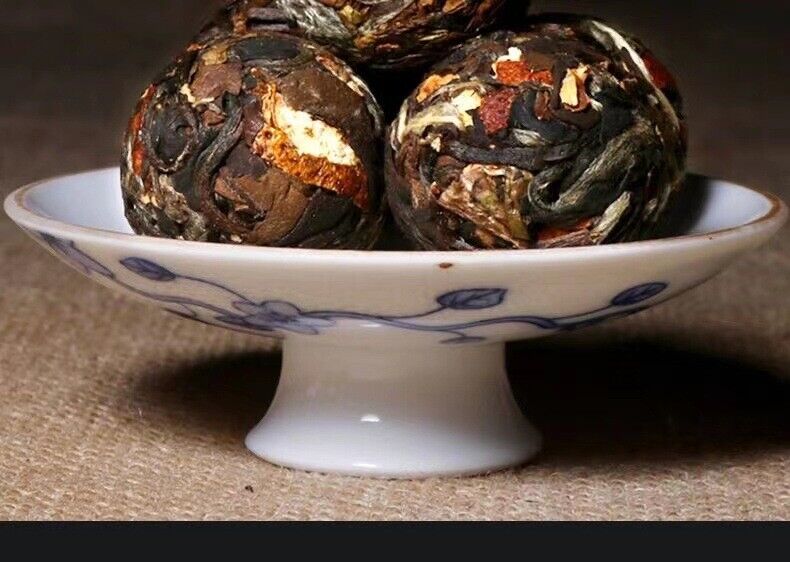 HelloYoung 500g ChenPi White Tea Fuding Old White Tea Longzhu Xinhui Chen Pi Small Tea Cake