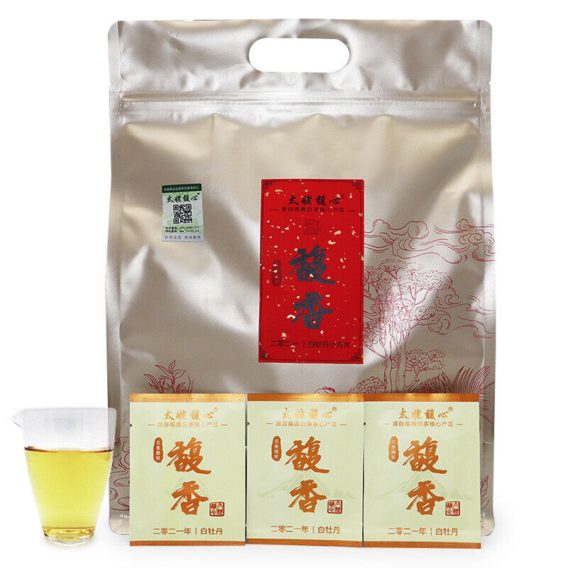 HelloYoung 500g Fuding white tea white peony small square cookie tea flower fragrance