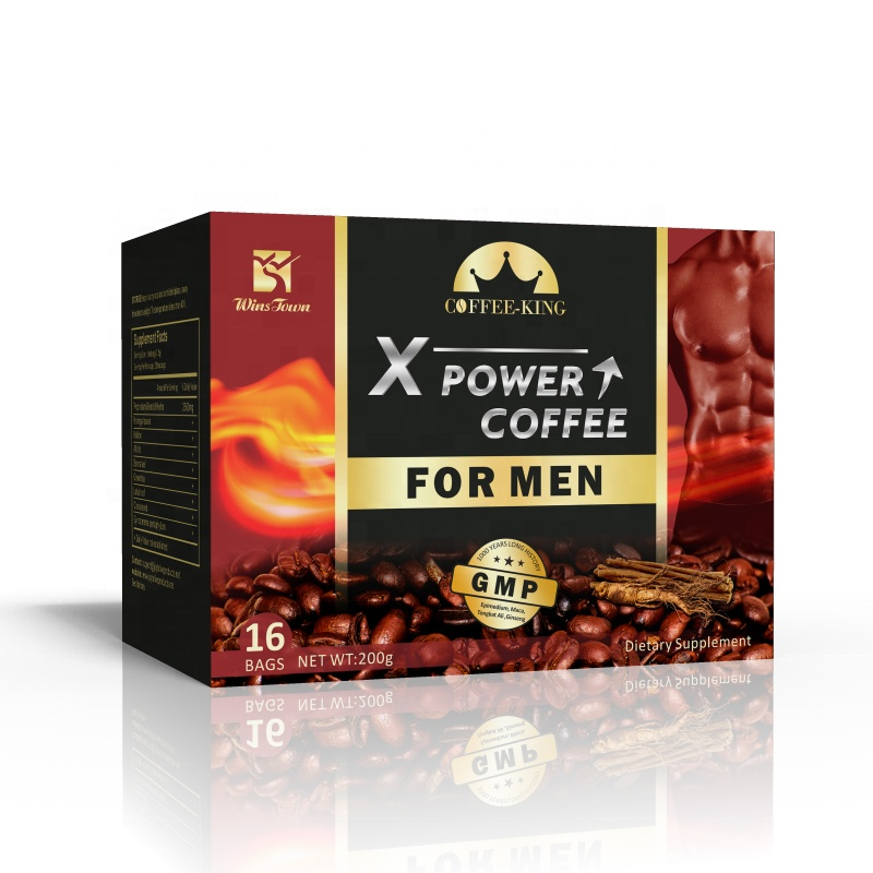 Man X-power Kaffee Custom Maca Bio Kräuter Instant Black Coffee 200g