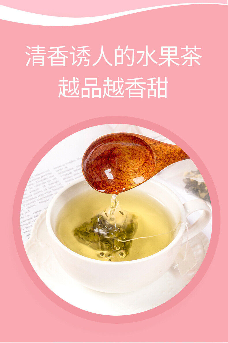 Peach Oolong Tea Freeze-Dried Premium Oolong Tea Pyramid Bags Herbal Tea