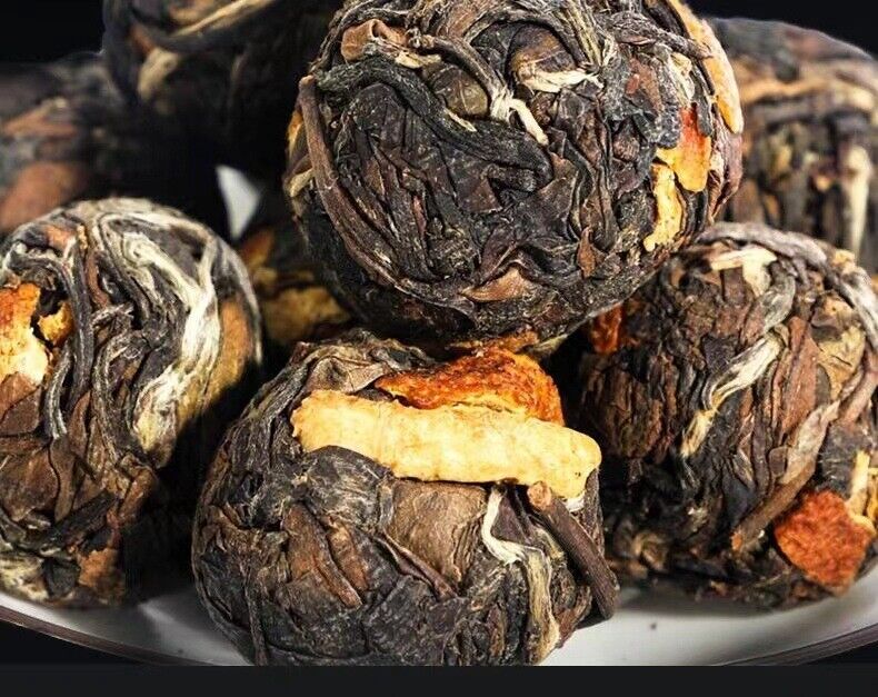 HelloYoung 500g ChenPi White Tea Fuding Old White Tea Longzhu Xinhui Chen Pi Small Tea Cake