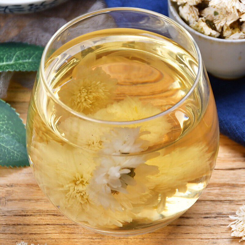HelloYoung Juhuacha White Chrysanthemum Tea Chinese Flower Herbal Tea Gongju Flower Tea 60g