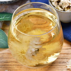 HelloYoung Juhuacha White Chrysanthemum Tea Chinese Flower Herbal Tea Gongju Flower Tea 60g