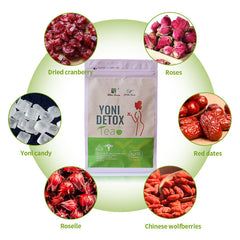 Yoni Detox Tea Beauty Formula Cranberry Female for Women Health