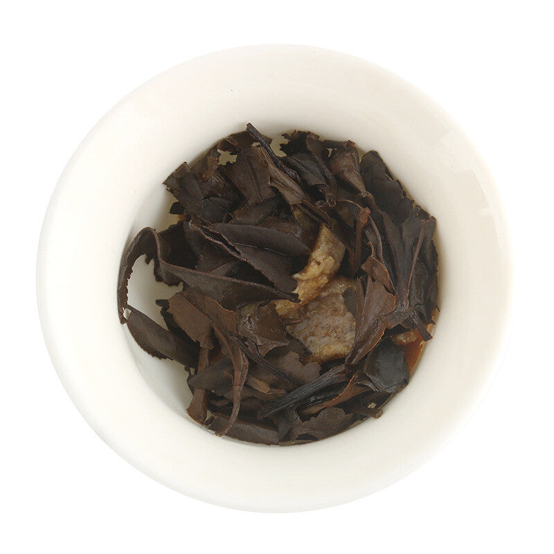 350g Fuding White Tea Tangerine peel and Shou Mei tea cake Alpine sun-cured tea