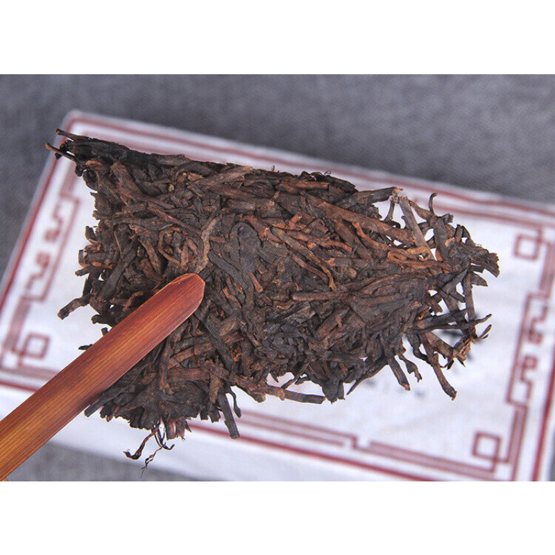 1000g Black Tea Puerh Tea Ripe Tea Brick Old Tea Stem Dragon Bone Ripe Tea