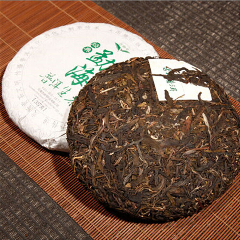 357g Pu-erh Tea Cake cha Pu'er Menghai Sheng Tea Organic Green Tea China Yunnan