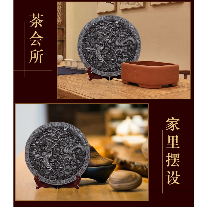 HelloYoung Dragon & Phenix Da Hong Pao Tea Cake Big Red Robe Tea Wuyi Oolong Tea 500g
