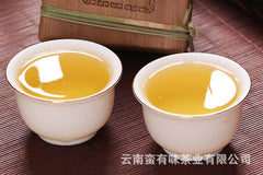 250g Yunnan Pu'er Tea Icelandic Golden Leaf Raw Brick Raw Tea Pu'er Brick Tea