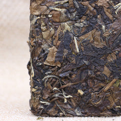 HelloYoung White Tea Brick Healthy Drink Ancient Shou Mei White Tea 500g Chinese Tea
