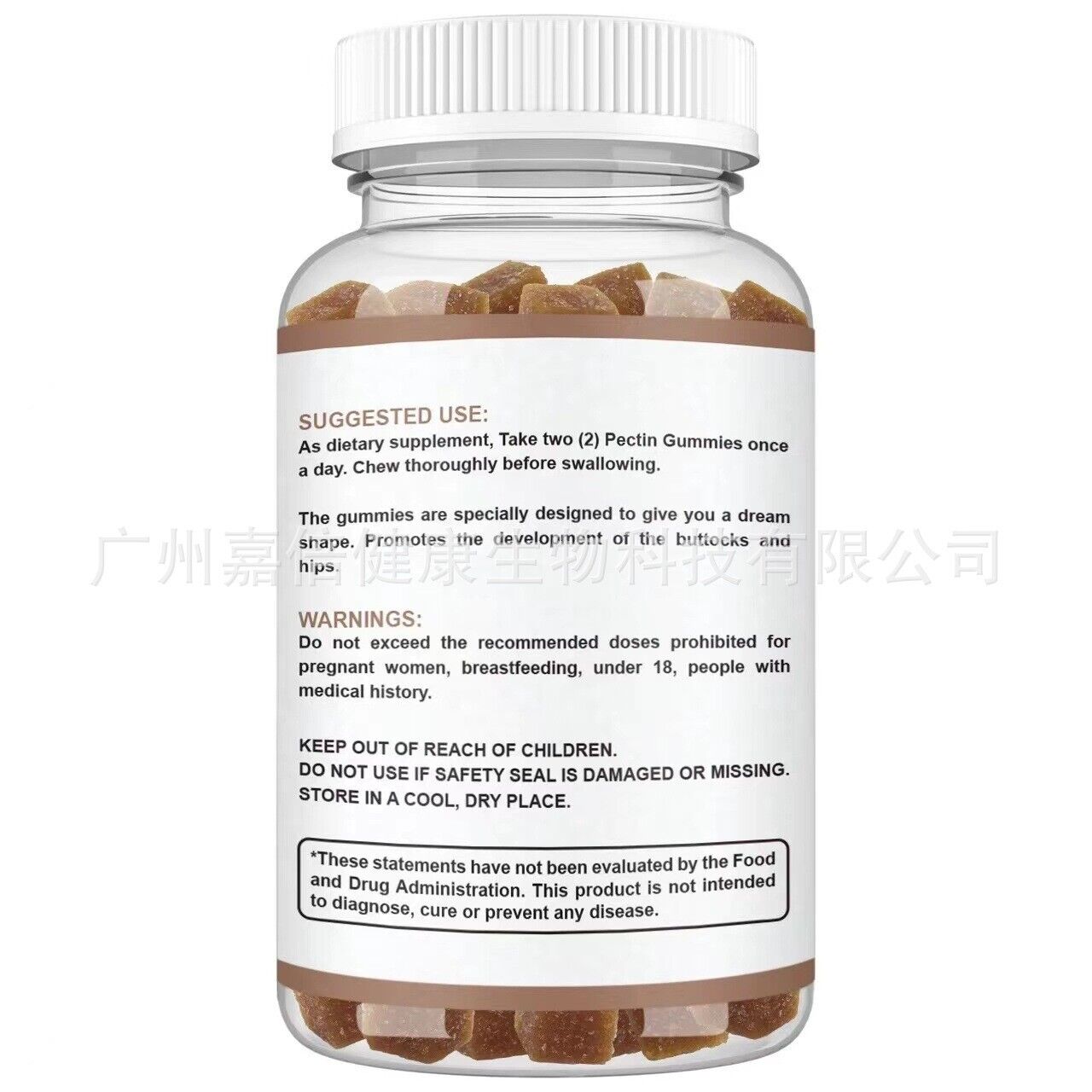 Butt Lift Breast Enhancement Vitamin Gummies Hot Sale 60 Capsules