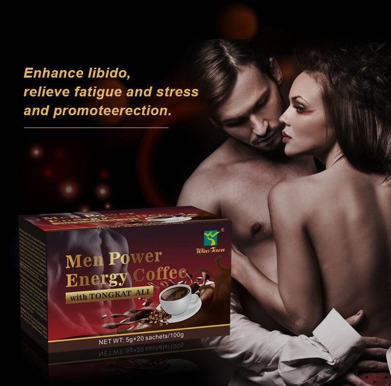 100g Energy Coffee – Boosting Blend for Vitality & Stamina Winstown Men's Power