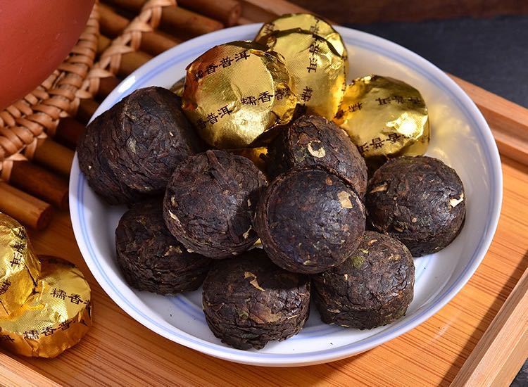 500g Yunnan Pu'er Ripe Tea Glutinous Rice Aroma Xiaotuo Tea Strong Aroma Type