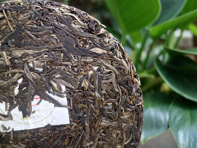 2499g Brown Classic Pu'er Raw Tea Yunnan Ancient Tree Spring Tea 7 Whole Cakes