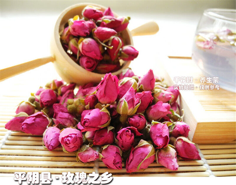 50g Flower Tea Herbal Tea Rose Bud Tea Fragrant Dried Rose China Health Care Tea