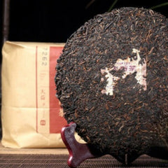 357g 1401 Aged Puer Top-grade Pu Erh TeaMenghai Dayi Classic 7262 Ripe Pu'er Tea