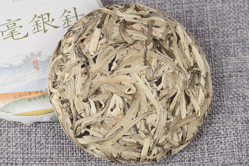 Baihao Silver Needle Yunnan White Tea Jinggu Baihao Big Bud Head 100g/cake