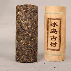 500g Yunnan cha Puerh Tea Dragon Pillar Bamboo Tube Bingdao Old Tree Pu-erh Tea